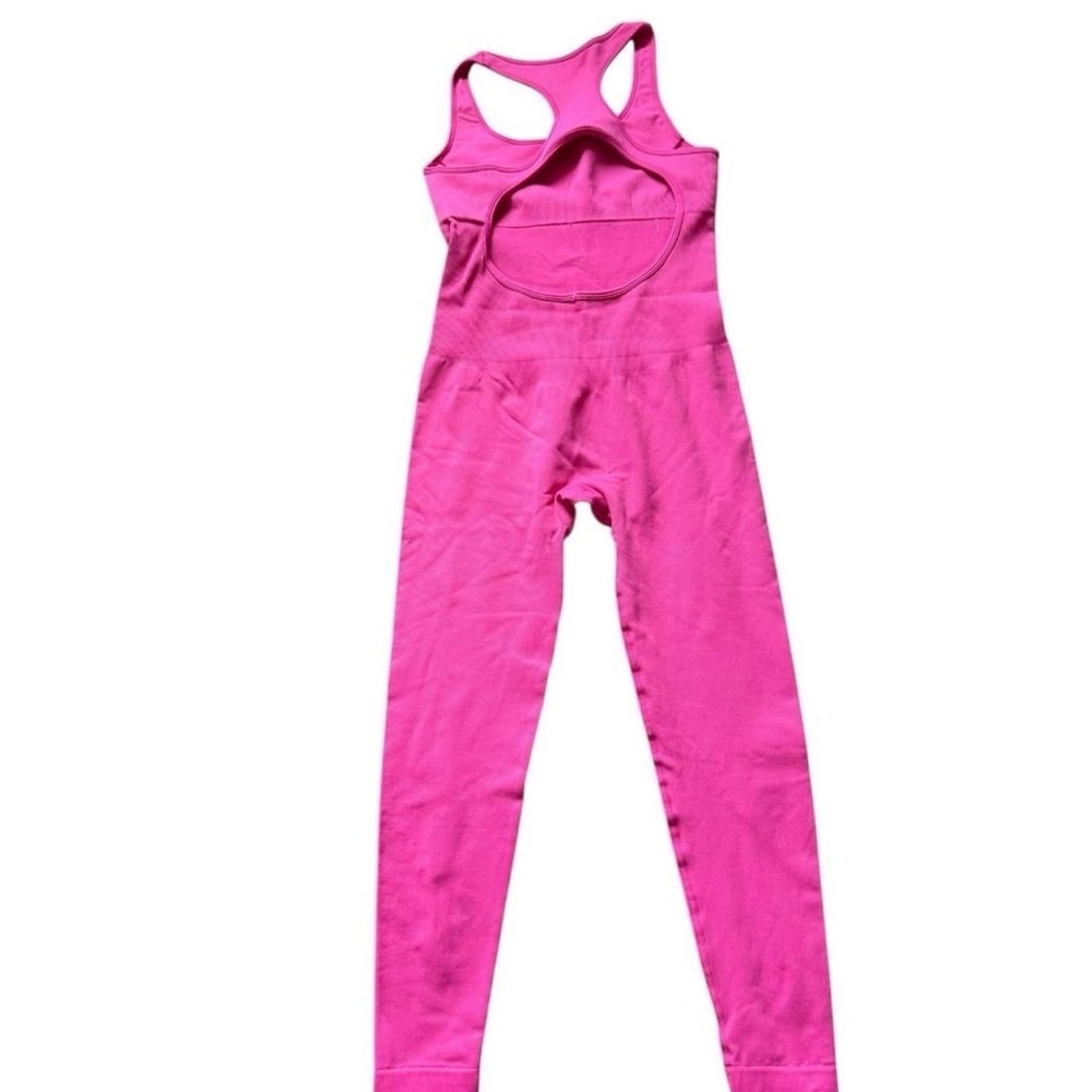 Pink Sleeveless Jumpsuit - Picture 4 of 6